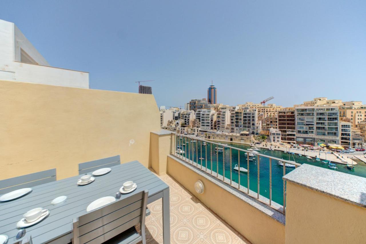 Morina Court - Seaview Apartments And Penthouse In St Julians By Shortletsmalta Сент Джулианс Экстерьер фото