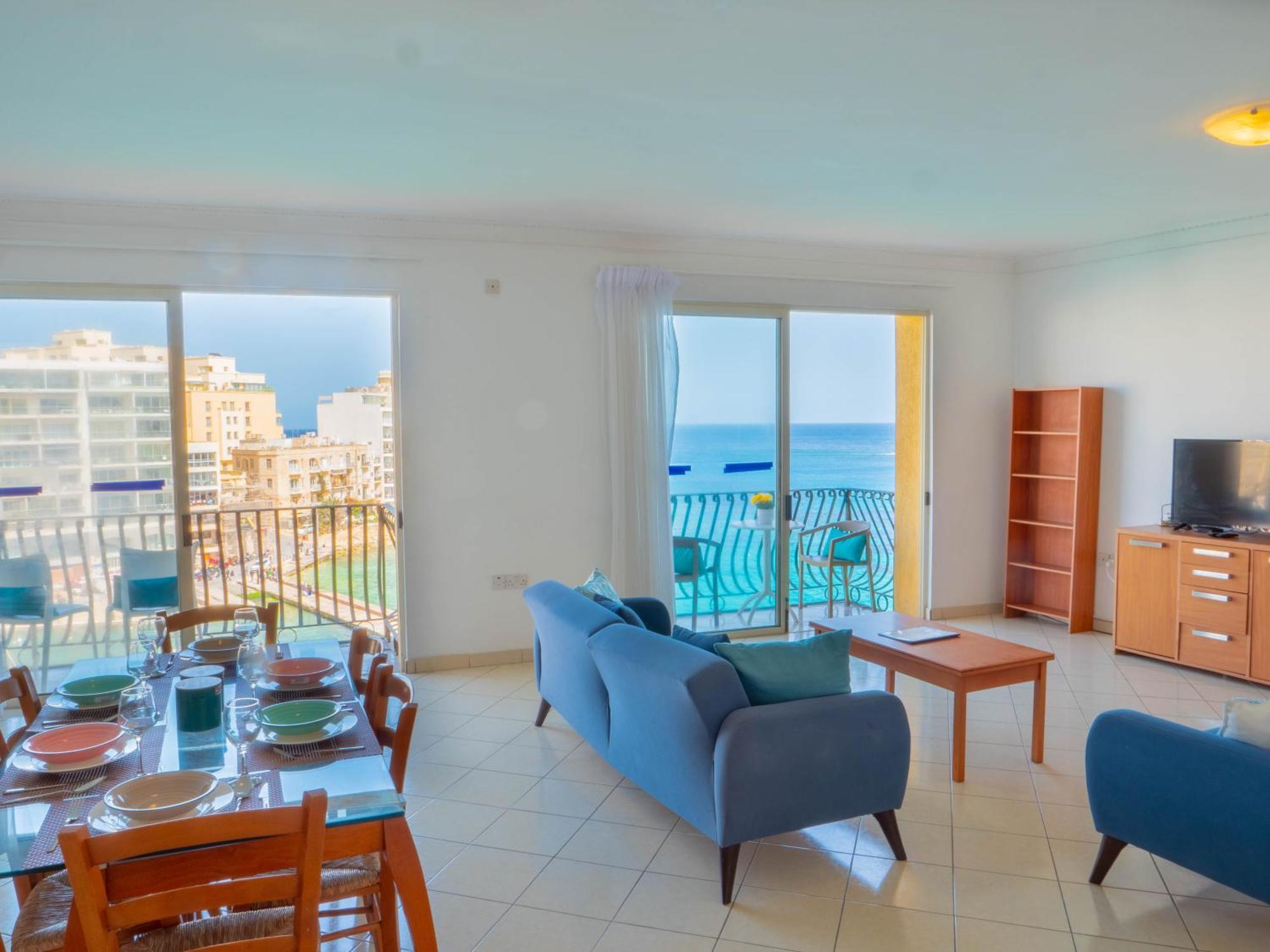 Morina Court - Seaview Apartments And Penthouse In St Julians By Shortletsmalta Сент Джулианс Экстерьер фото
