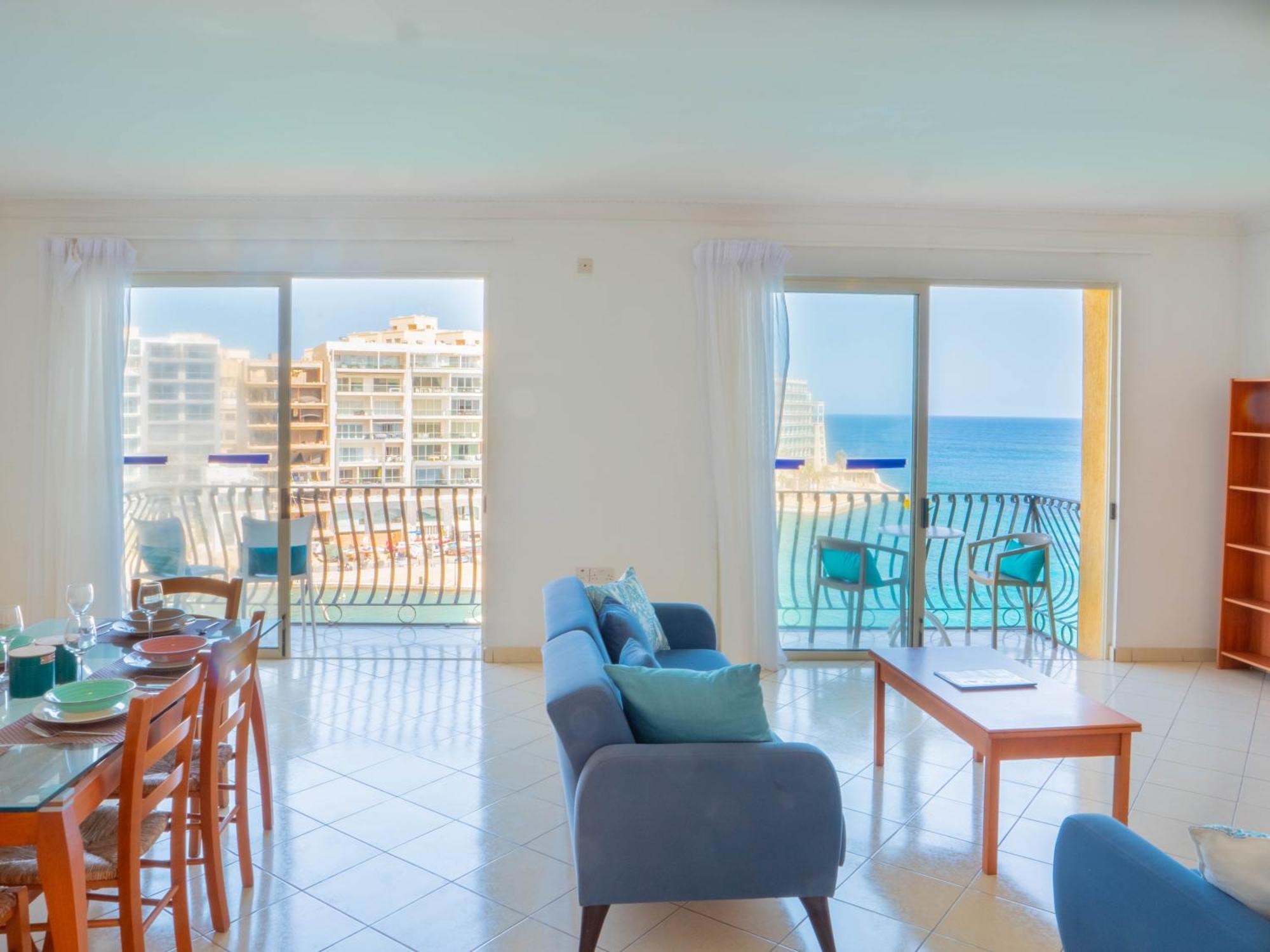 Morina Court - Seaview Apartments And Penthouse In St Julians By Shortletsmalta Сент Джулианс Экстерьер фото